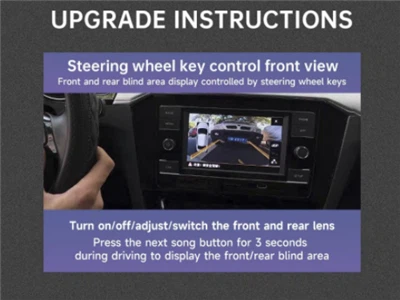 Warum sollten Sie sich für unser Volkswagen MIB Front Blind Zone Trajectory Visualization System ...